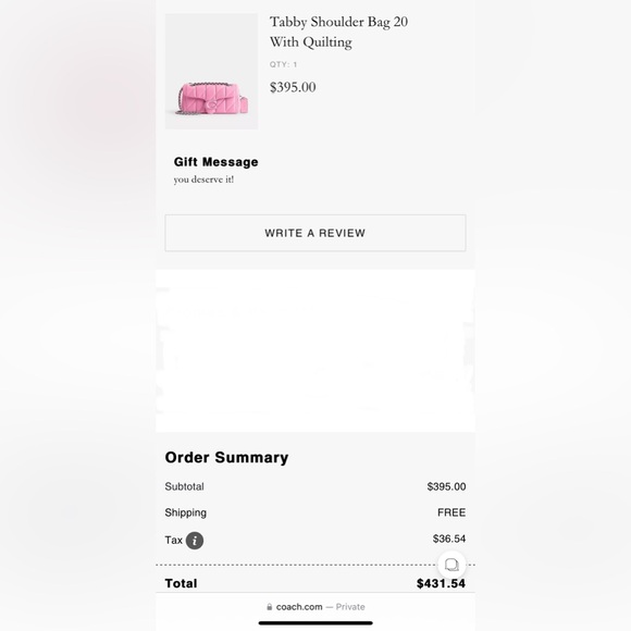 Coach Tabby 20 (vivid pink ) - Picture 12 of 12